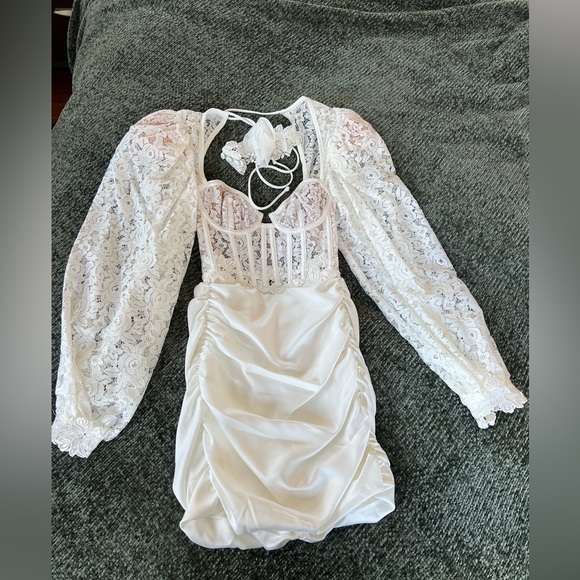 For Love and Lemons White Lace Dress - Picture 7 of 8